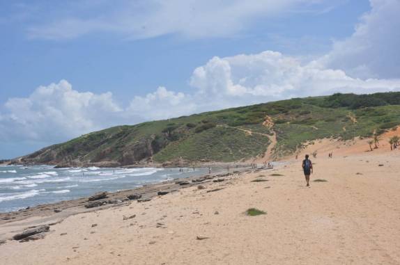 Chegando ao Serrote em Jericoacoara - CE